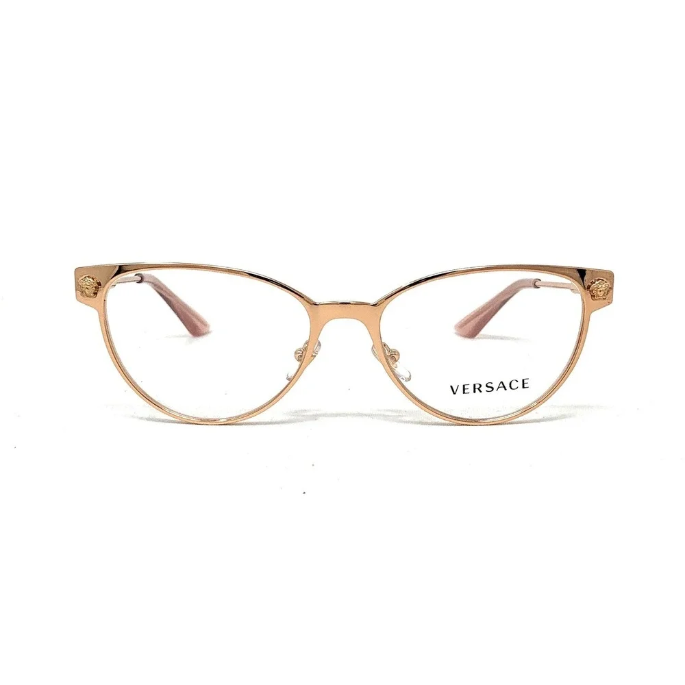 VERSACE Women's Eyeglasses‎ Rose Gold VE1277 1412 54mm